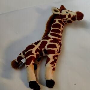 FAO Schwarz 11" Safari Geoffrey Giraffe Plush 2013 Stuffed Animal Toy Lovey